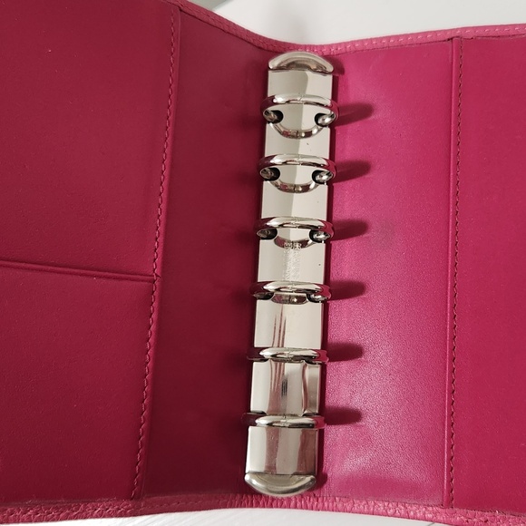COACH Raspberry Pink Pebbled Leather Planner - Picture 6 of 8